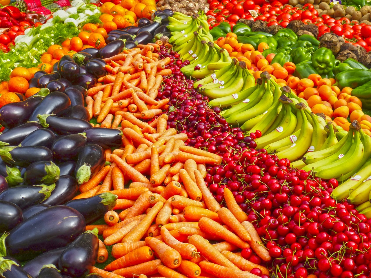Image of fruits and veggies
